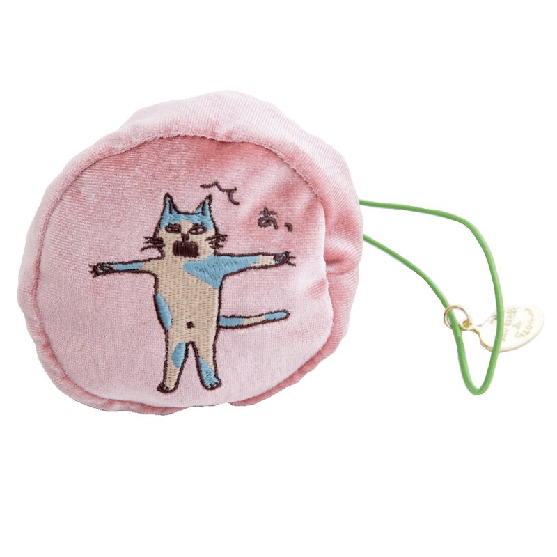 Kuse-Tsuyoshi Drawstring & Eco Bag Cat / Pink