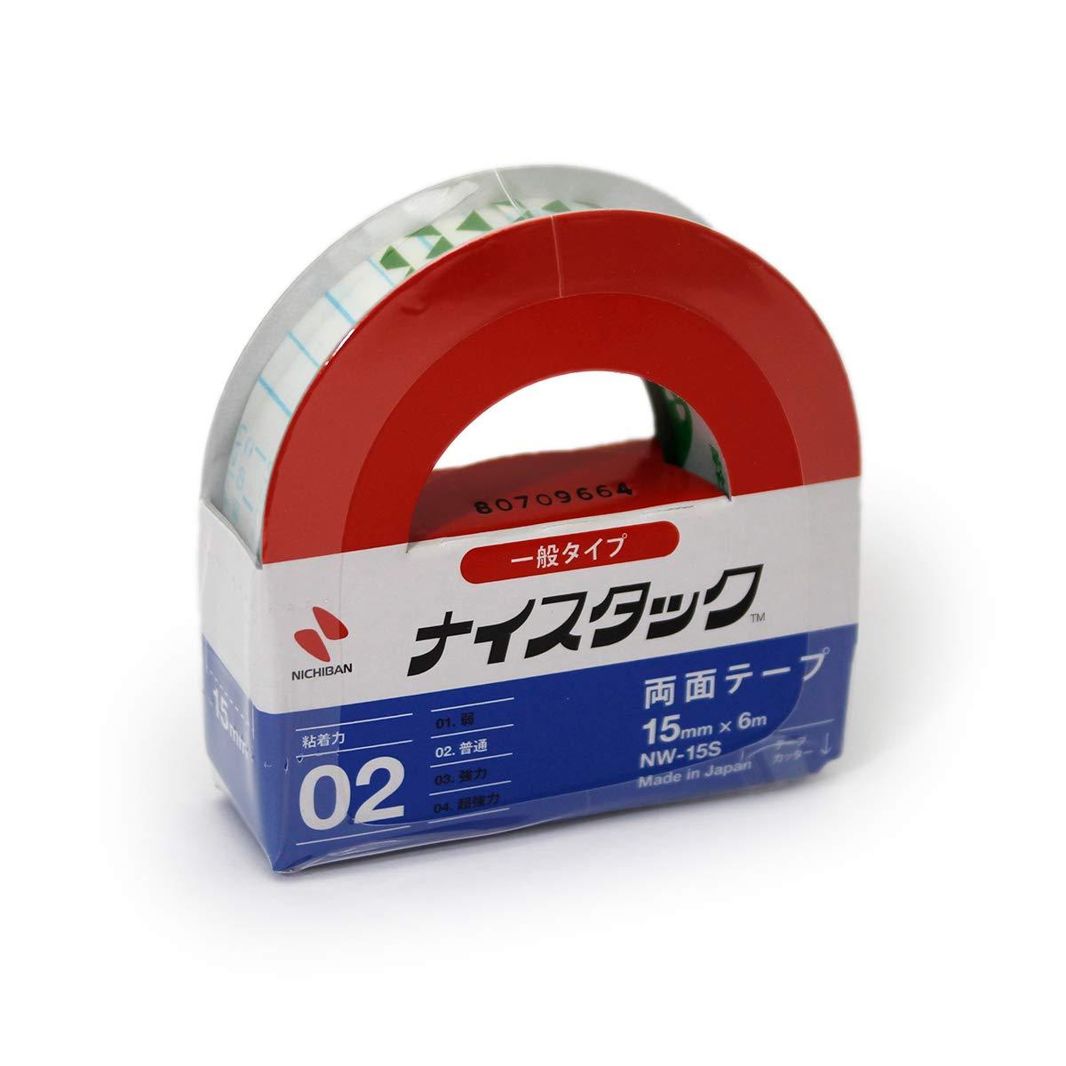 Nichiban Double-Sided Tape Nice Tack (General) 15mm x 6m NW-15S