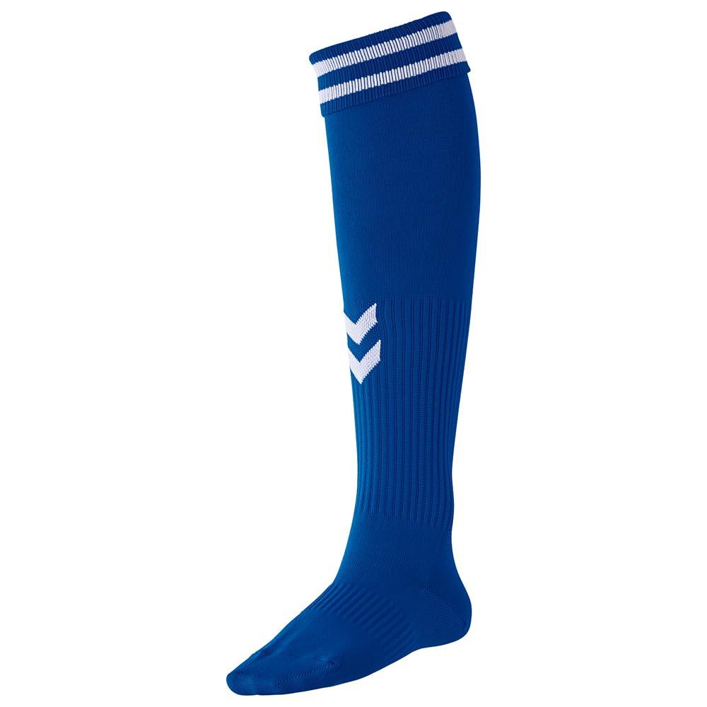 hummel Junior Game Stockings JR Soccer Stockings Socks 23AW (HJG7090) (6910)G Blue × White 22-24cm