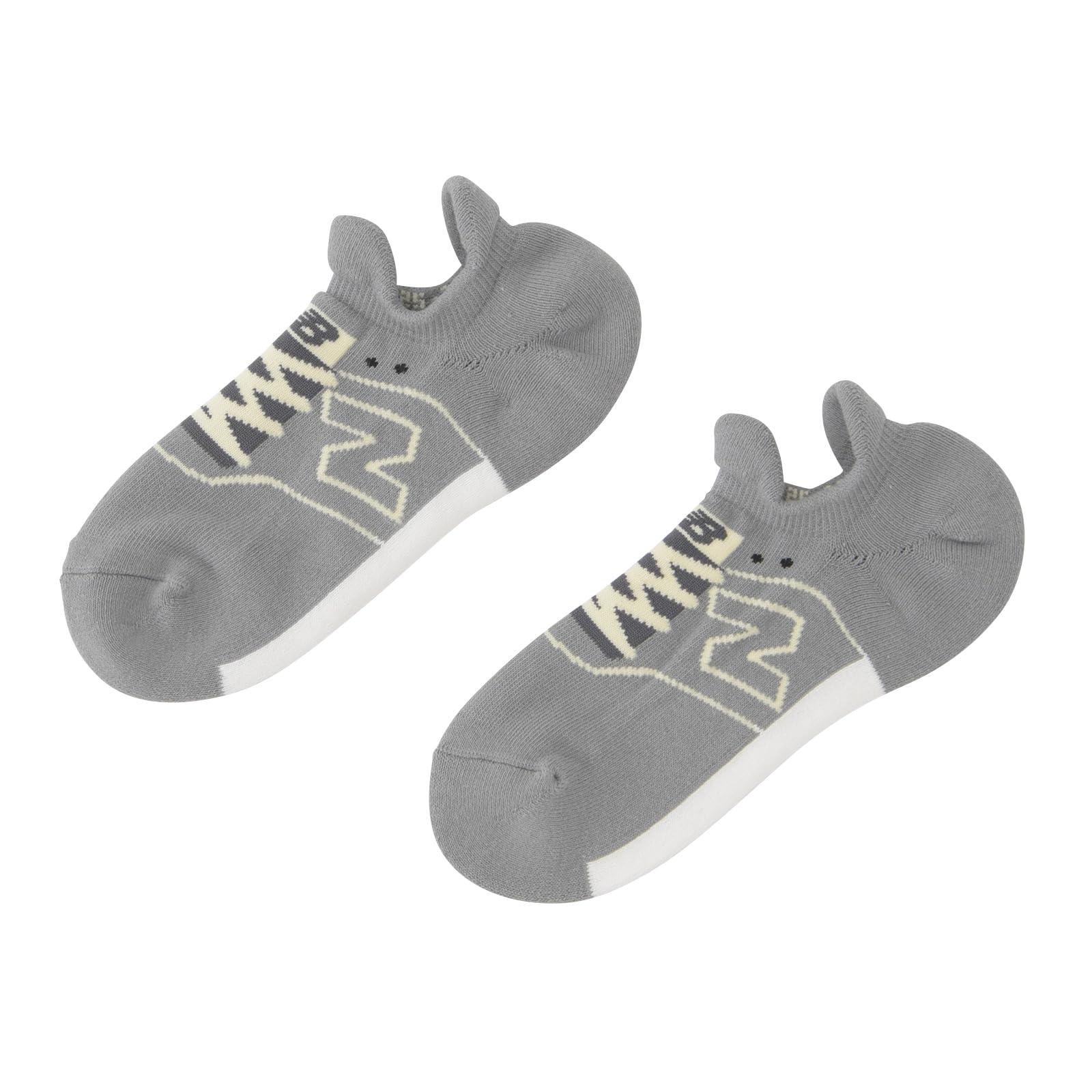 [New Balance] Socks Sneaker-Print Pile Socks (LAS35701) Men's YST (Slate Gray)
