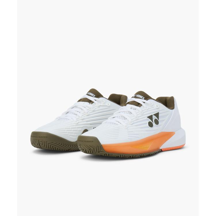 [Yonex] Tennis Shoes Power Cushion Eclipsion 5LAC Women's White/Brown (230) 23.0 cm