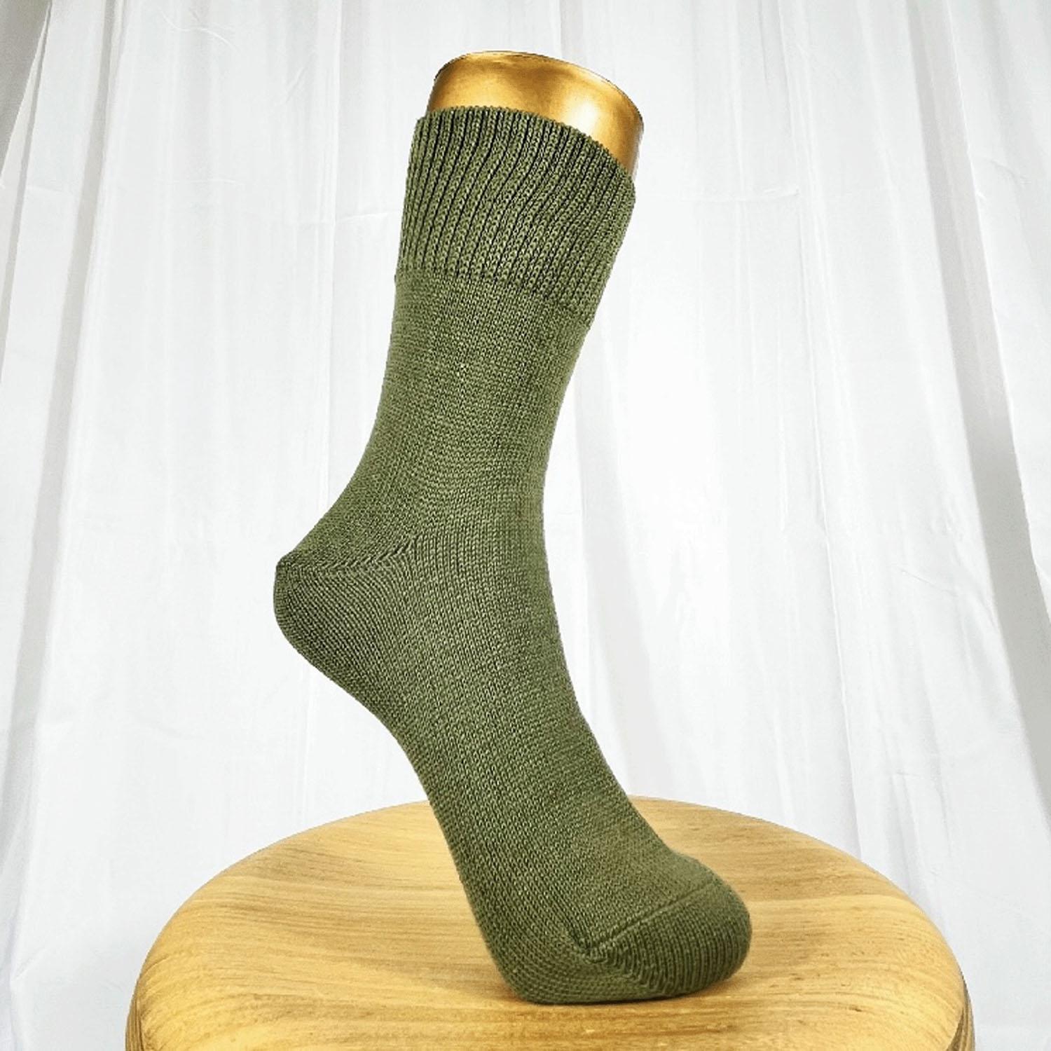 Hummingbird Cotton Short Socks Khaki Green M