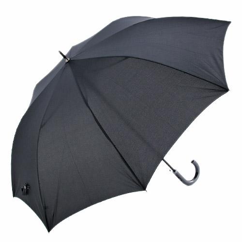 Solid Color Jump Long Umbrella 70cm Black
