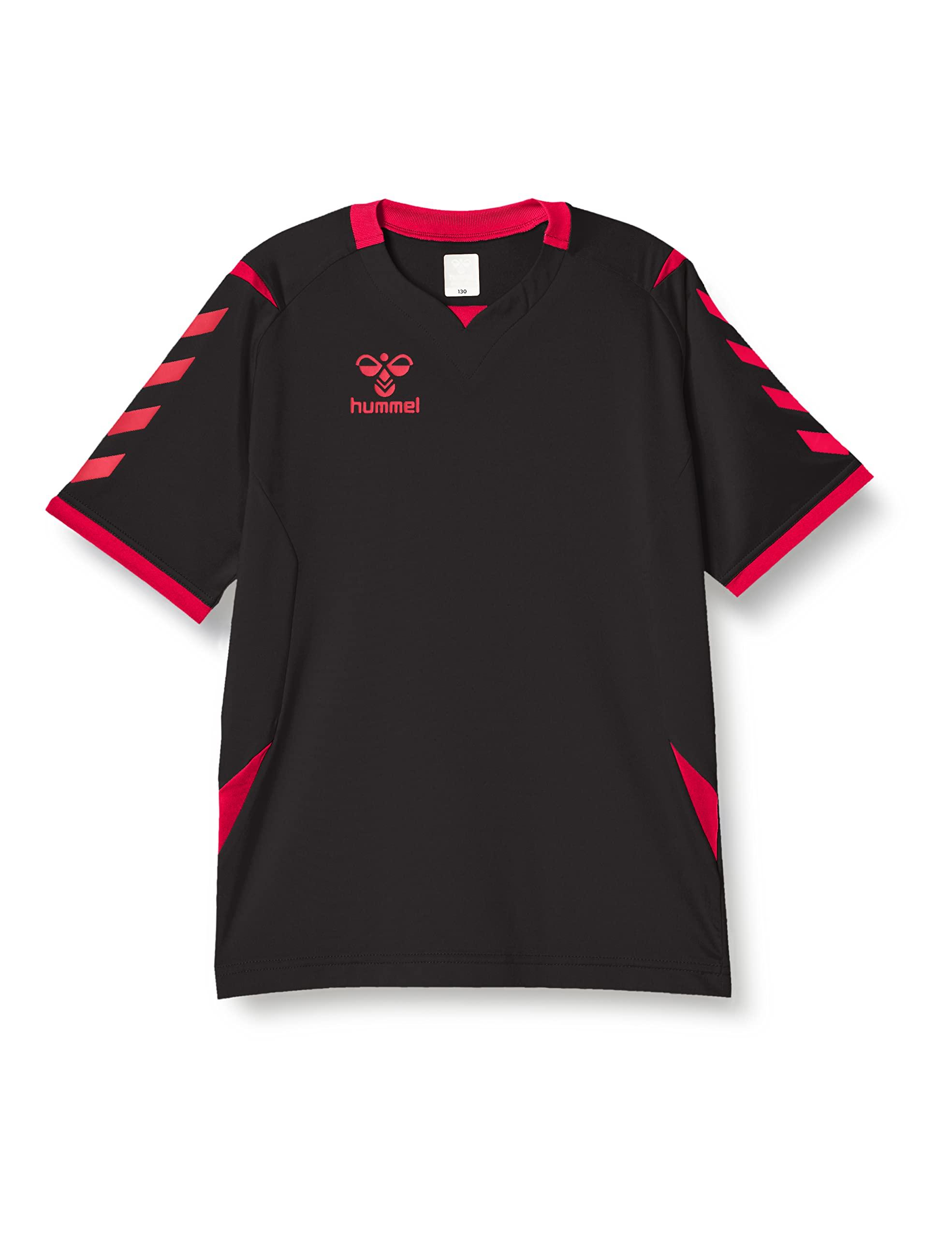 Hummel Short-Sleeve Shirt Junior Game Shirt Boys Black*Red (9020) 140
