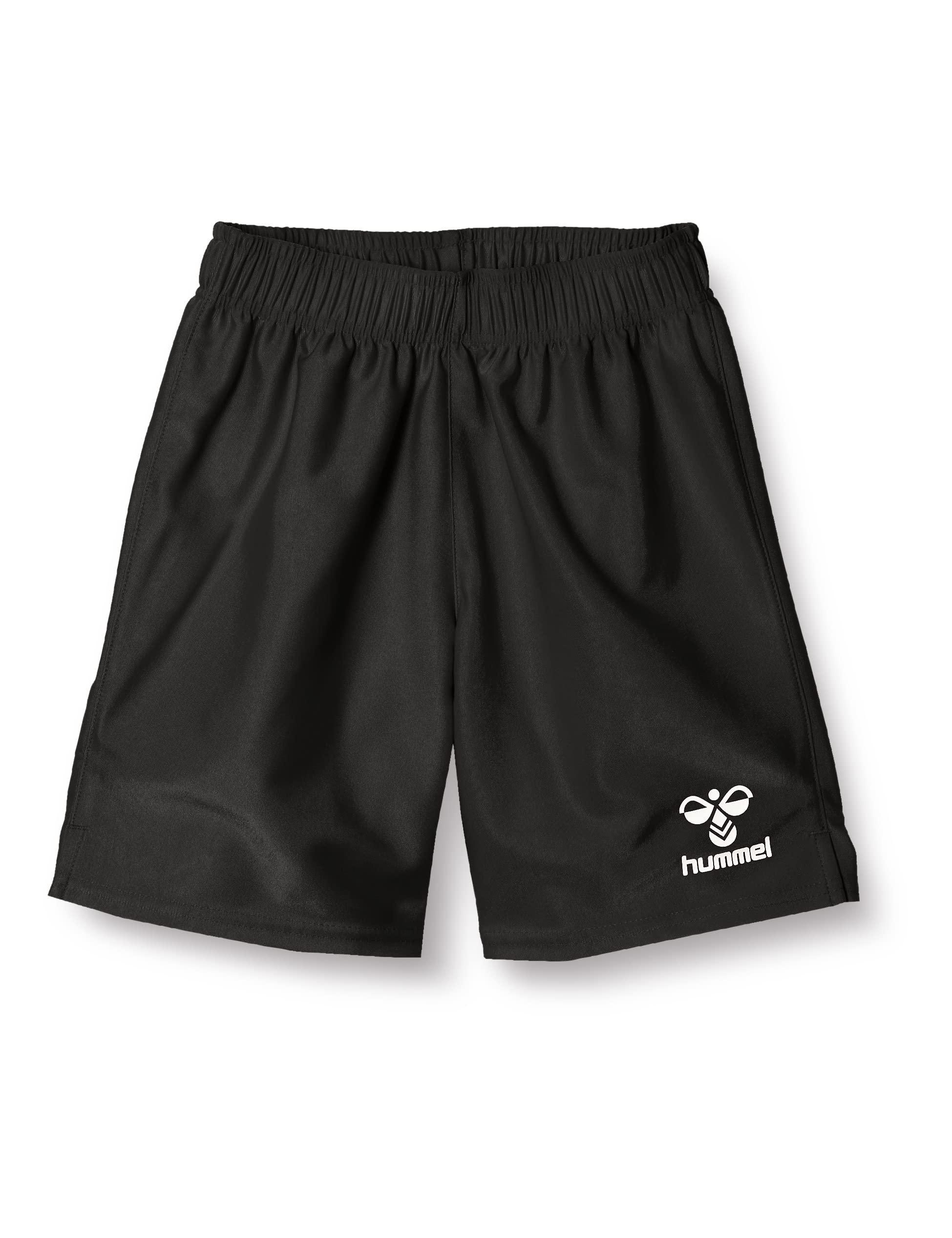 [Hummel] 短裤 少年训练裤 男童款 黑白配色 (9010) 140