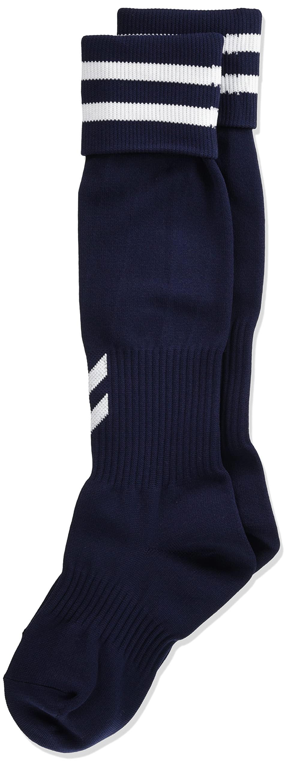 Hummel Long Socks Junior Game Stockings Kids Navy × White (7010) 22-24