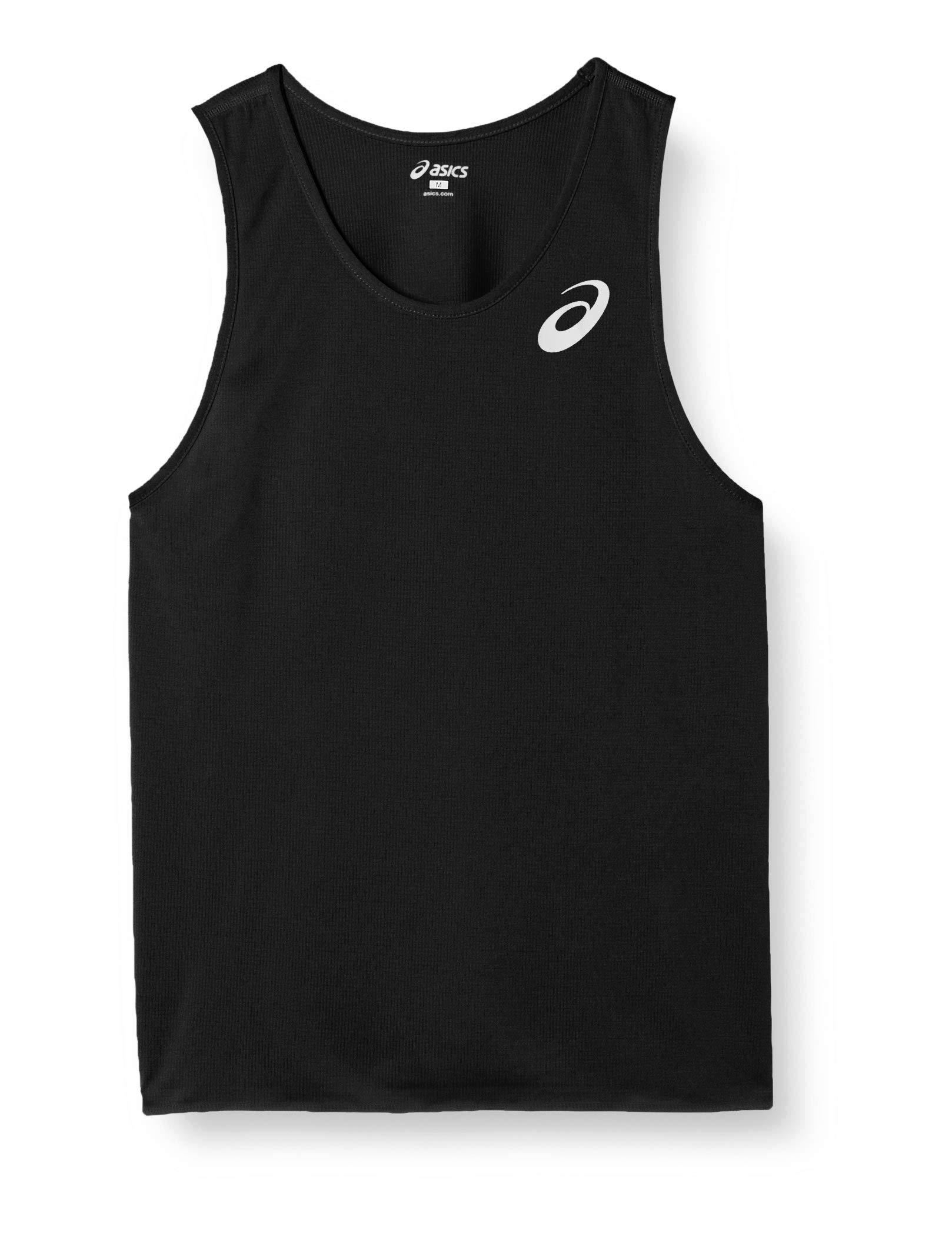 [ASICS] Track & Field Wear Running Shirt XT1038 Men's Black Japan XL (Equivalent to Japanese size XL)