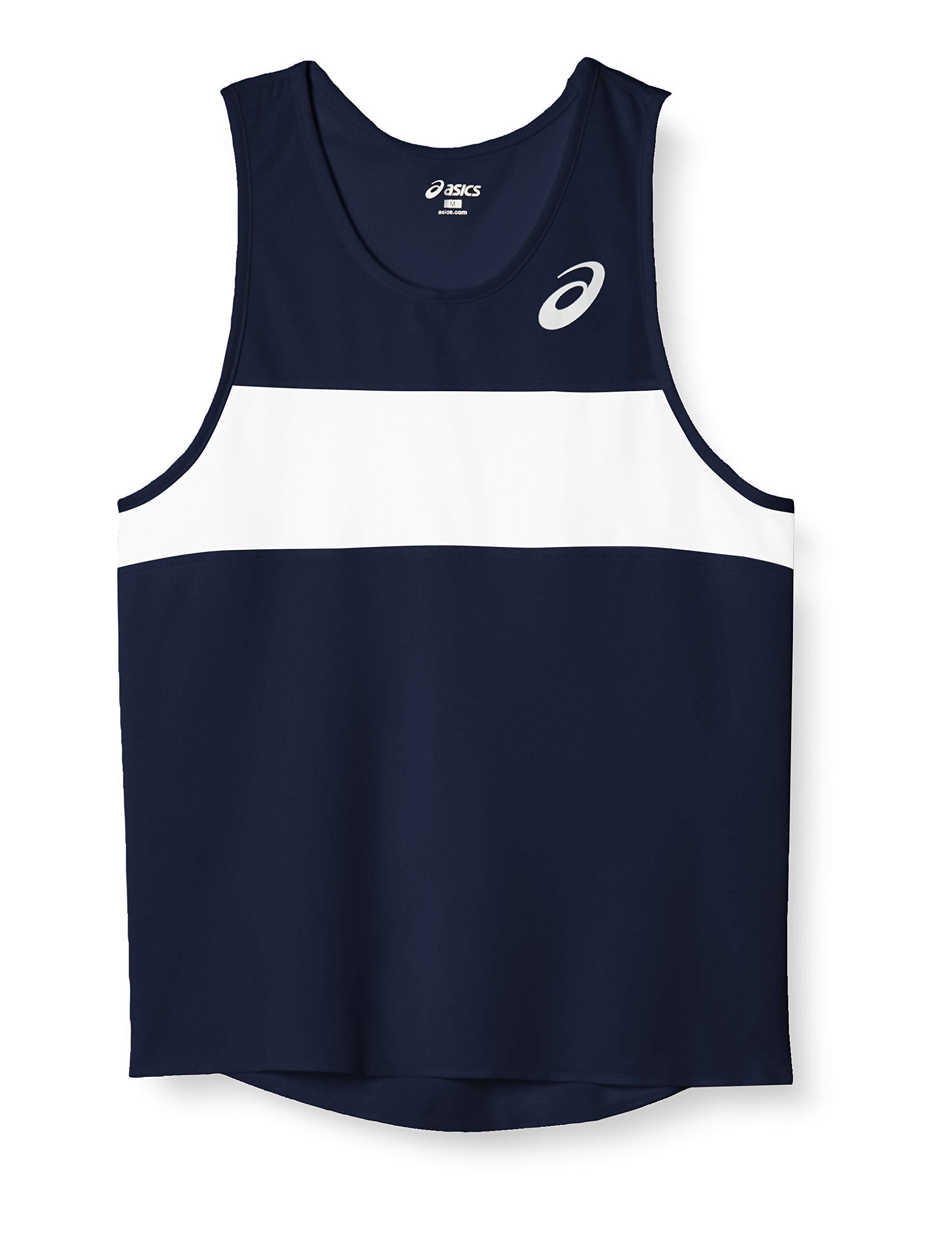 [ASICS] Track & Field Wear Running Shirt XT1039 Kids Kids Navy Japan 140 (Equivalent to Japanese Size 140)