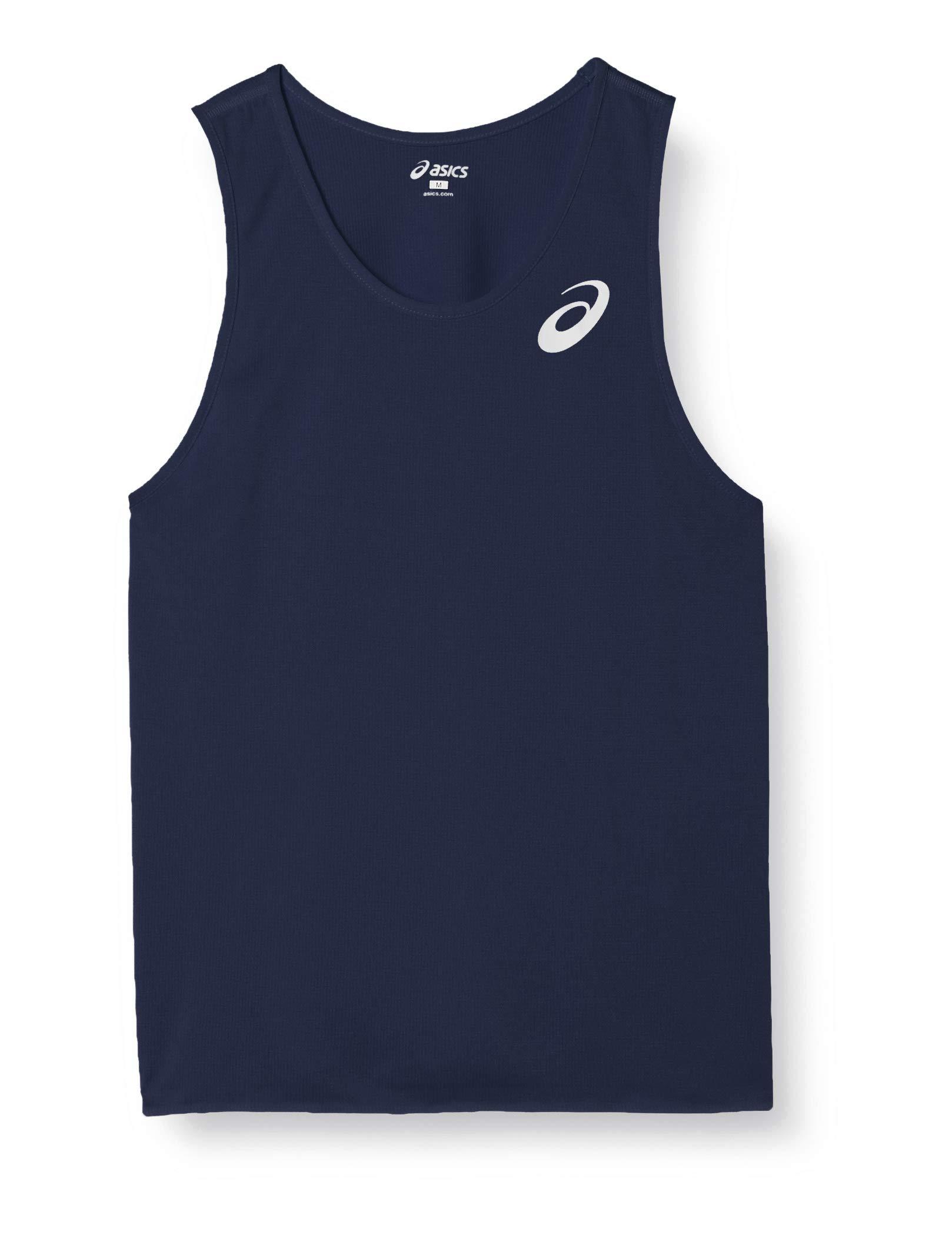 [ASICS] Track & Field Wear Running Shirt XT1038 Men's Navy Japan XL (Equivalent to Japanese size XL)