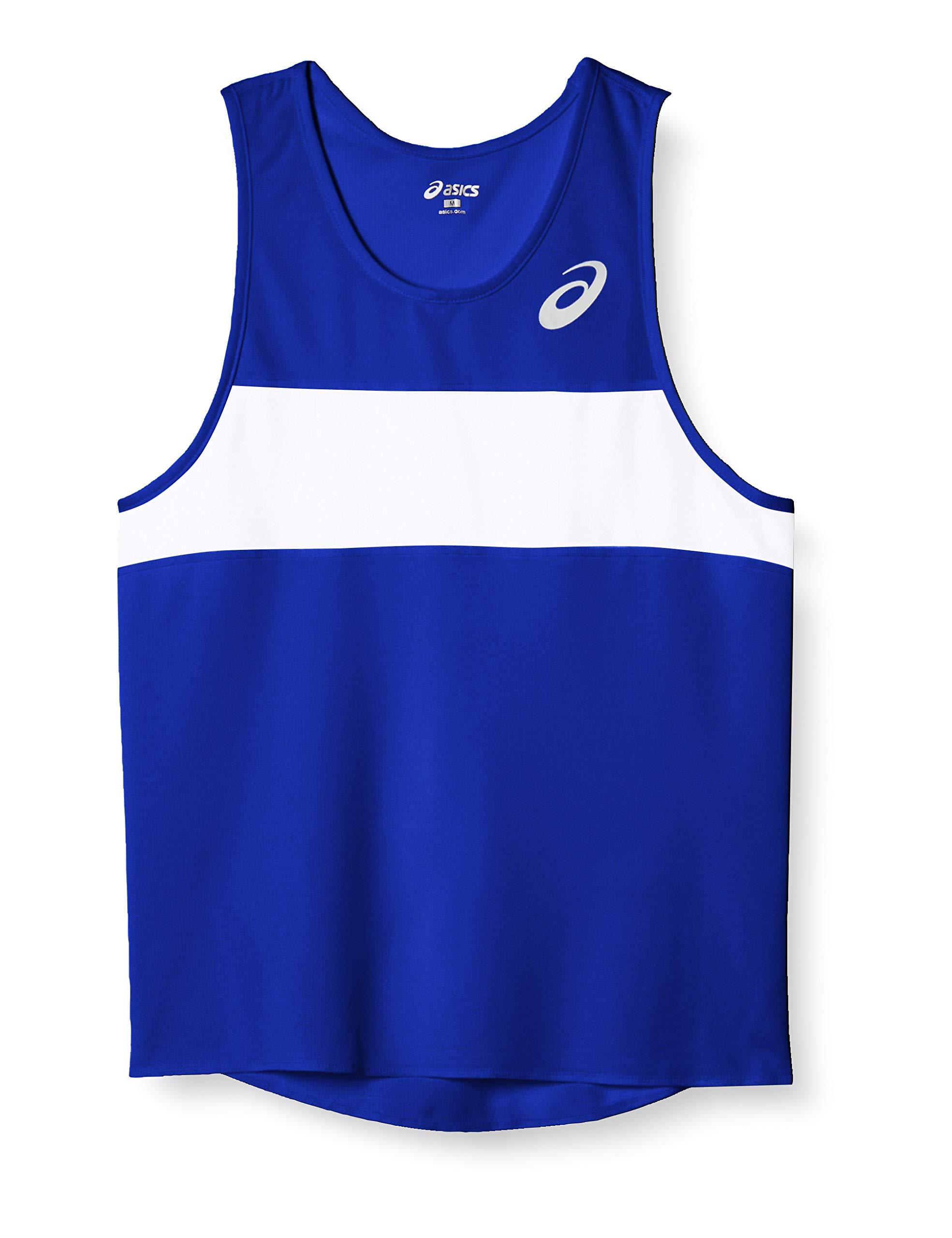 [ASICS] Track & Field Wear Running Shirt XT1039 Kids Kids Blue Japan 140 (Equivalent to Japanese Size 140)