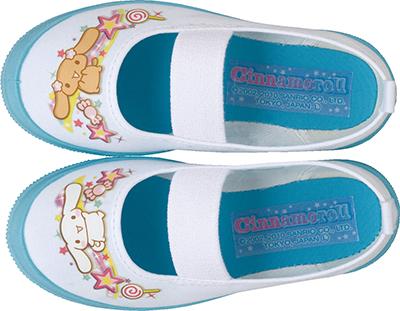 [Asahi] Indoor Shoes Character Cinnamoroll S03 Girls Sax 19.0 cm 2E